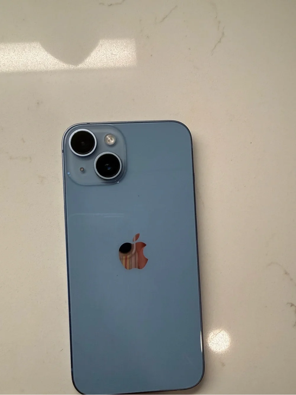 Apple blue color